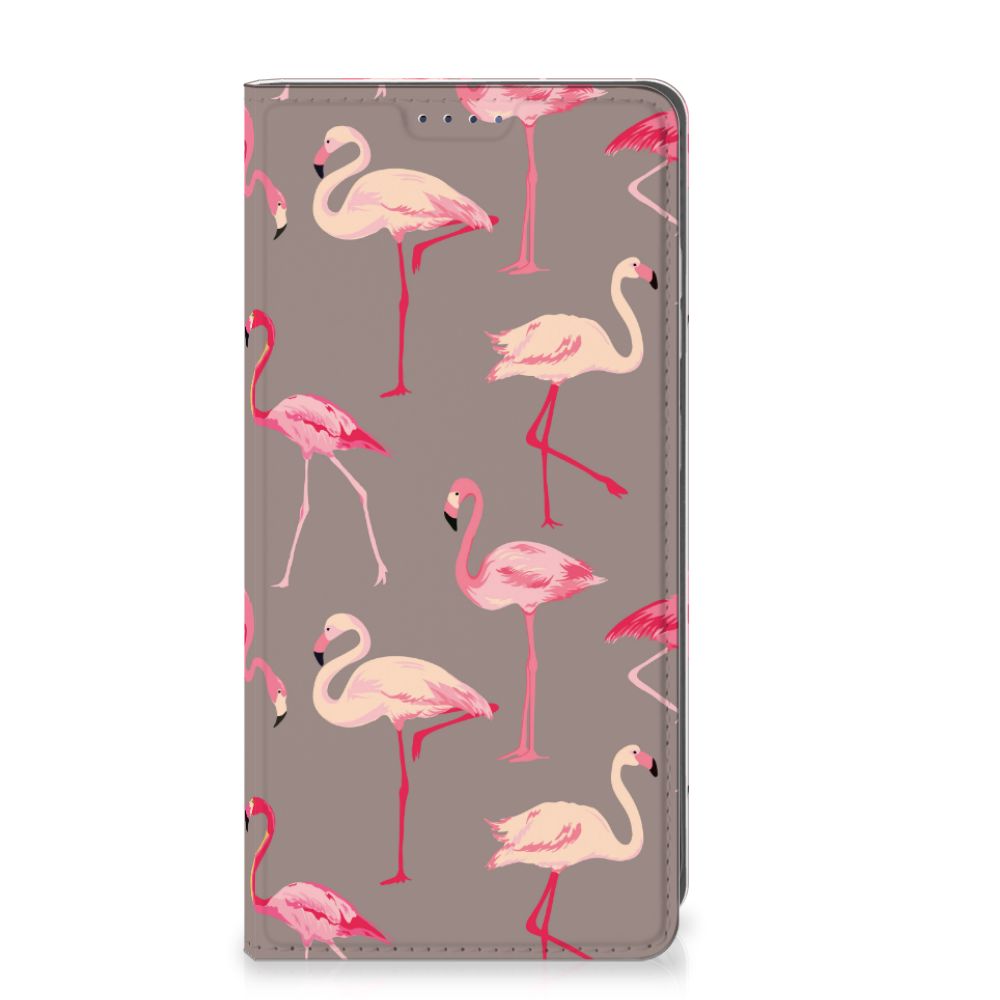 Samsung Galaxy S25 Hoesje maken Flamingo hoesje flamingo design voorkant