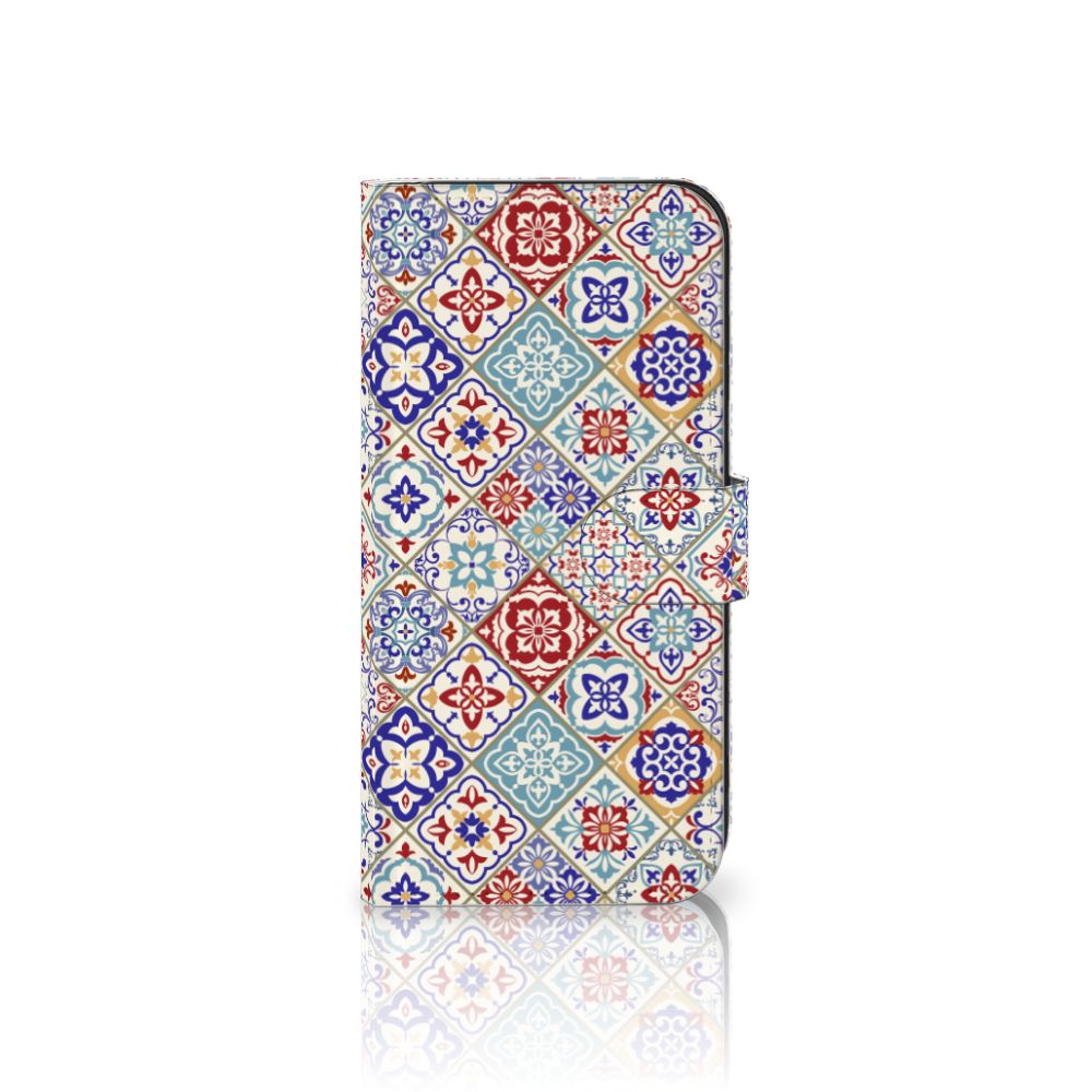 Samsung Galaxy S25 Plus Bookcase Tiles Color boekhoes tegels voorkant