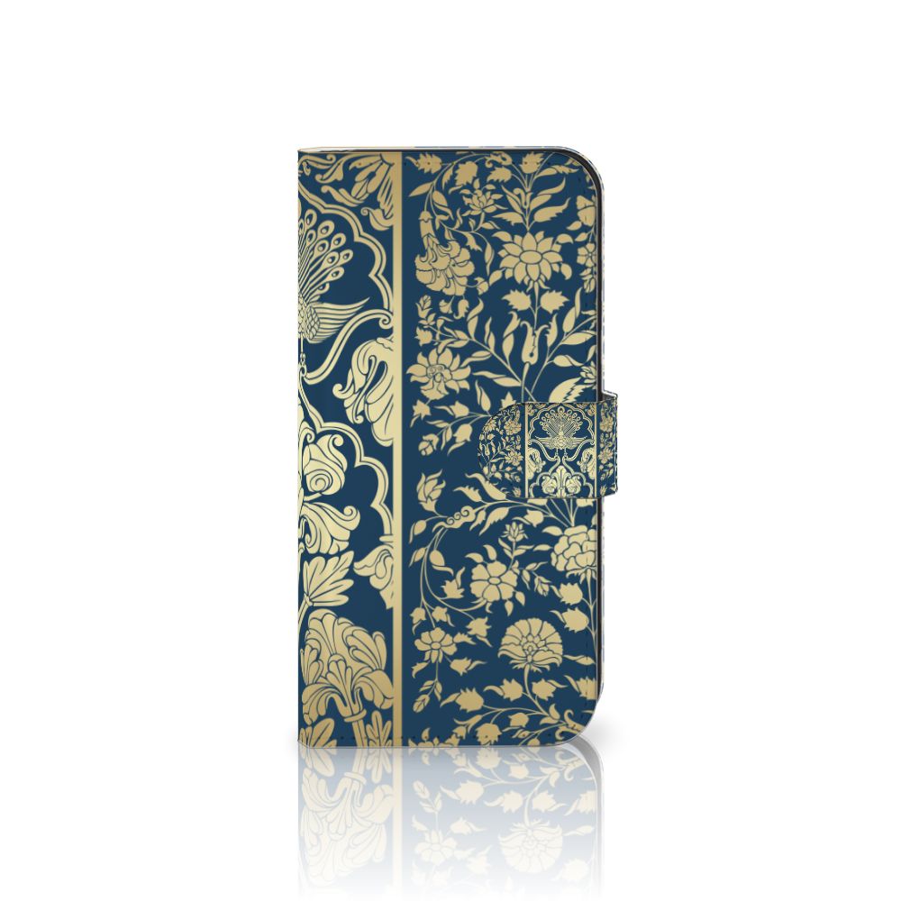 Samsung Galaxy S25 Plus Hoesje Beige Flowers design beige bloemen aanzicht