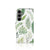 Samsung Galaxy S25 Plus Hoesje Leaves telefoonhoesje bladeren groen design vooraanzicht