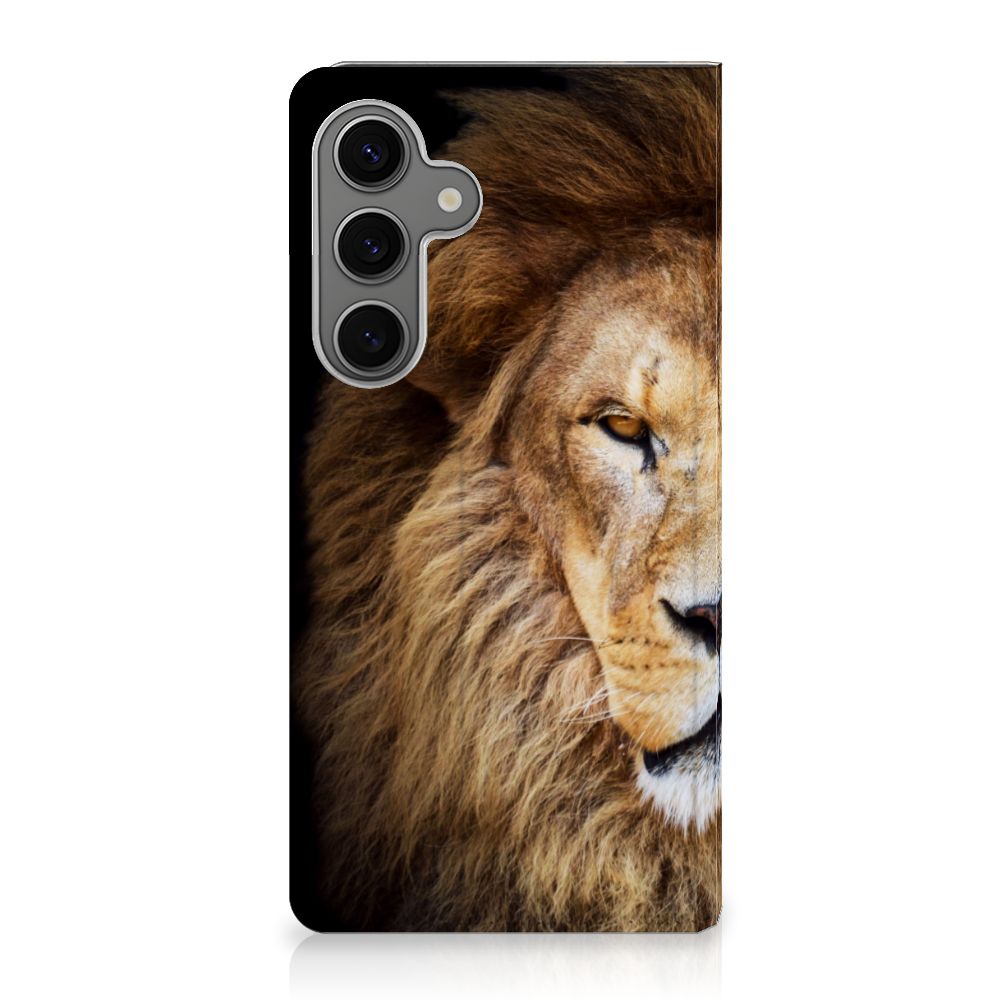Samsung Galaxy S25 Plus Hoesje maken Leeuw design leeuw voorkant