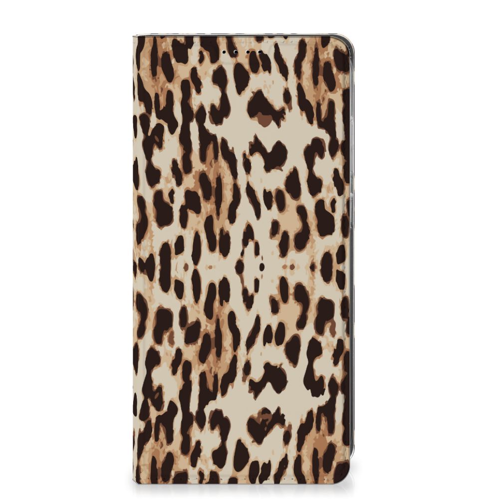 Samsung Galaxy S25 Plus Hoesje maken Leopard hoesje luipaardprint voorkant