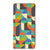 Samsung Galaxy S25 Plus Hoesje met Magneet Funky Retro design kleurrijk voorkant