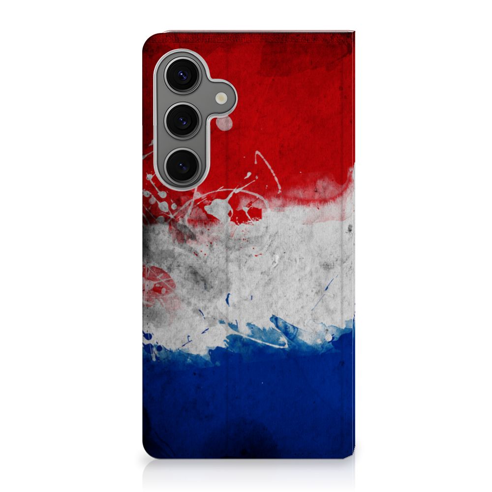 Samsung Galaxy S25 Plus Standcase Nederland design Nederlandse vlag aanzicht