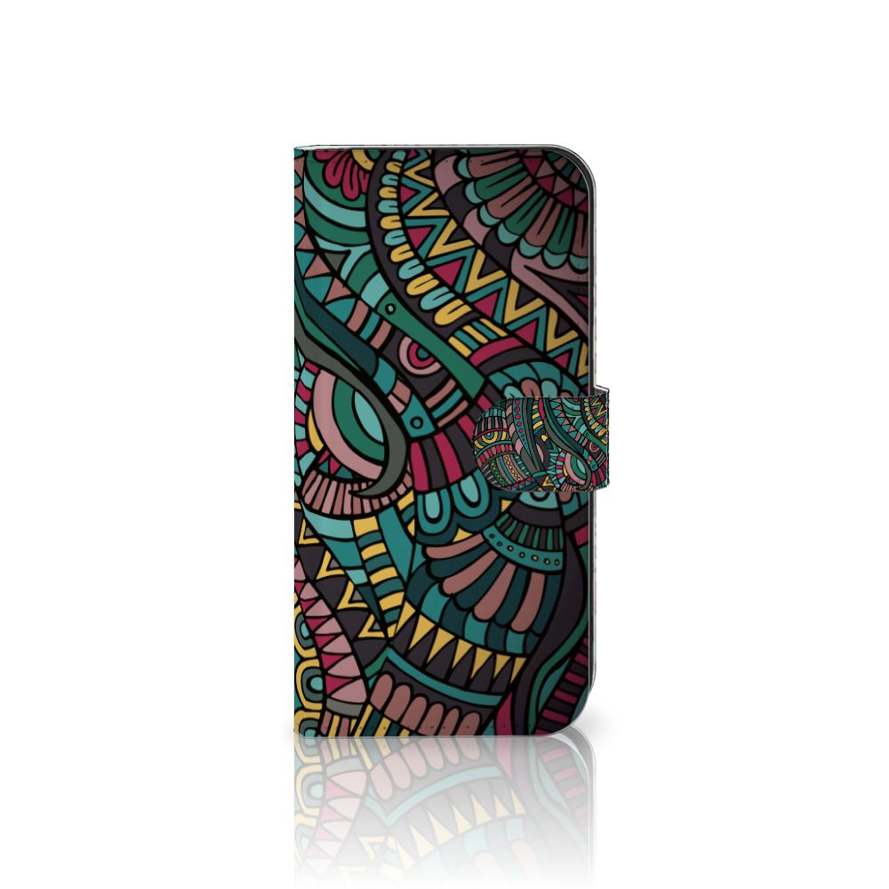 Samsung Galaxy S25 Plus Telefoon Hoesje Aztec telefoonhoesje aztec design voorkant