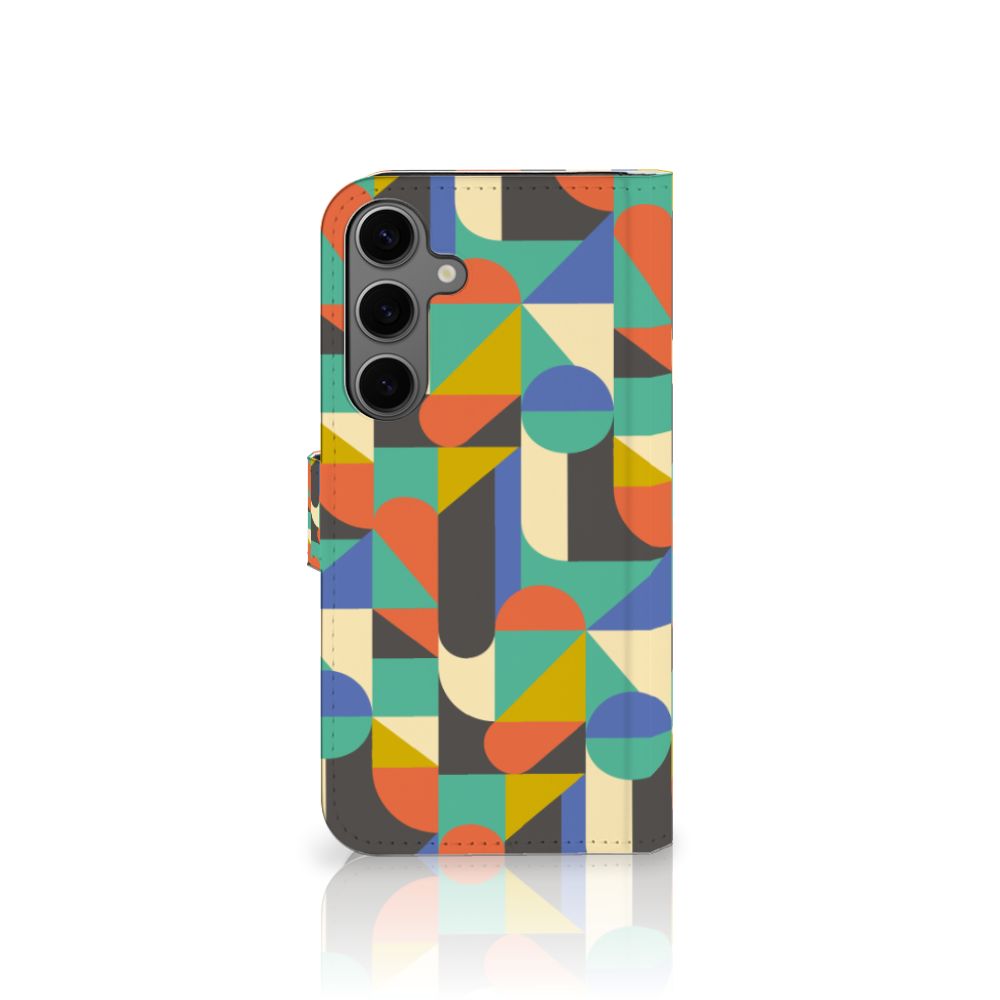 Samsung Galaxy S25 Plus Telefoon Hoesje Funky Retro design funky retro achterkant