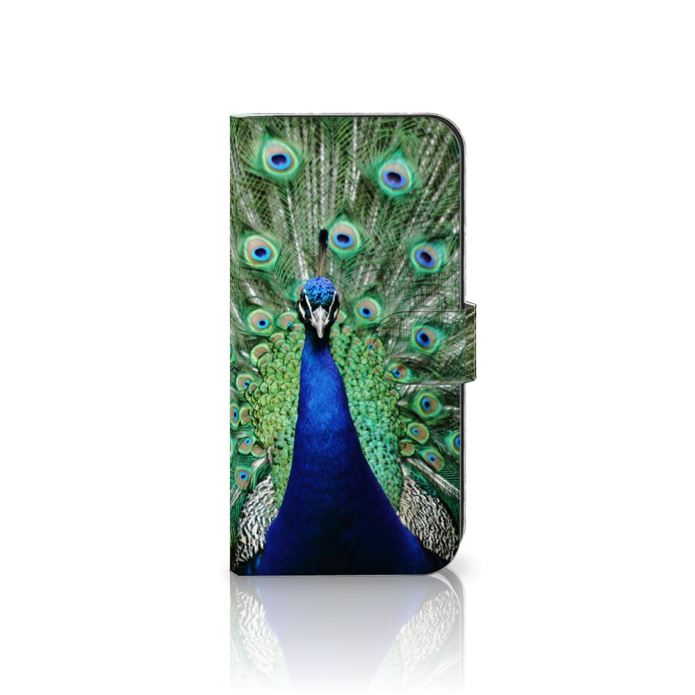 Samsung Galaxy S25 Plus Telefoonhoesje met Pasjes Pauw design pauw voorzijde