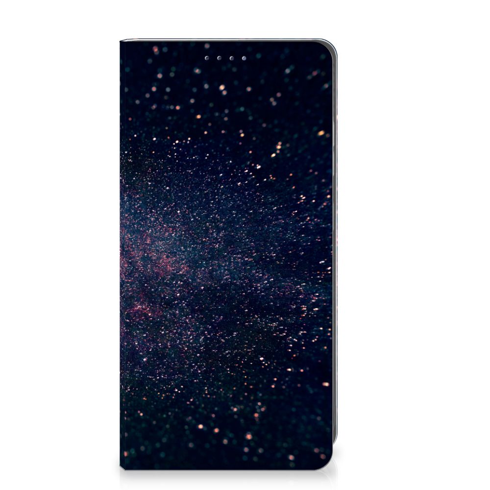 Samsung Galaxy S25 Stand Case Stars kunstzinnig design frontaanzicht