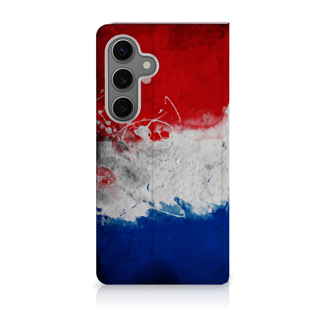 Samsung Galaxy S25 Standcase Nederland design Nederlandse vlag achterzijde