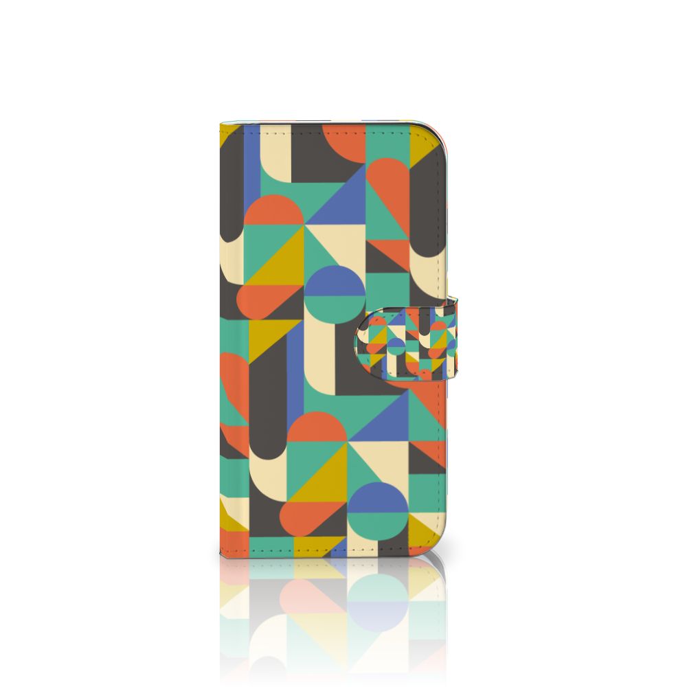 Samsung Galaxy S25 Telefoon Hoesje Funky Retro telefoonhoesje design retro kleuren voorkant