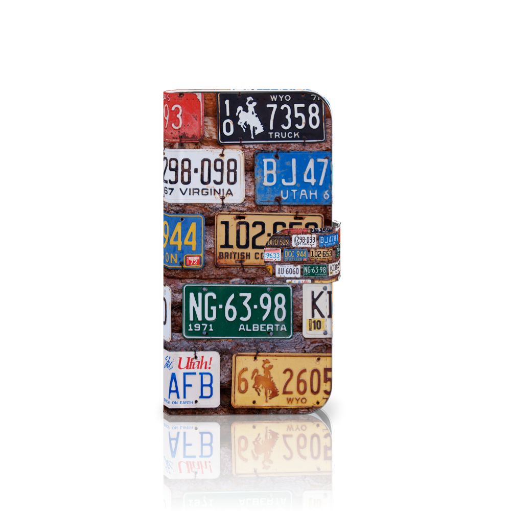 Samsung Galaxy S25 Telefoonhoesje met foto Kentekenplaten design kentekenplaten aanzicht