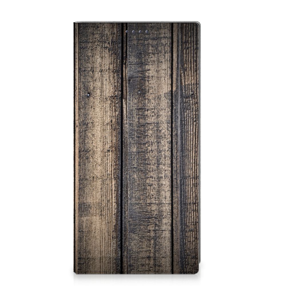 Samsung Galaxy S25 Ultra Book Wallet Case Steigerhout steigerhout voorkant
