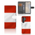 Samsung Galaxy S25 Ultra Bookstyle Case Oostenrijk design vlag aanzicht