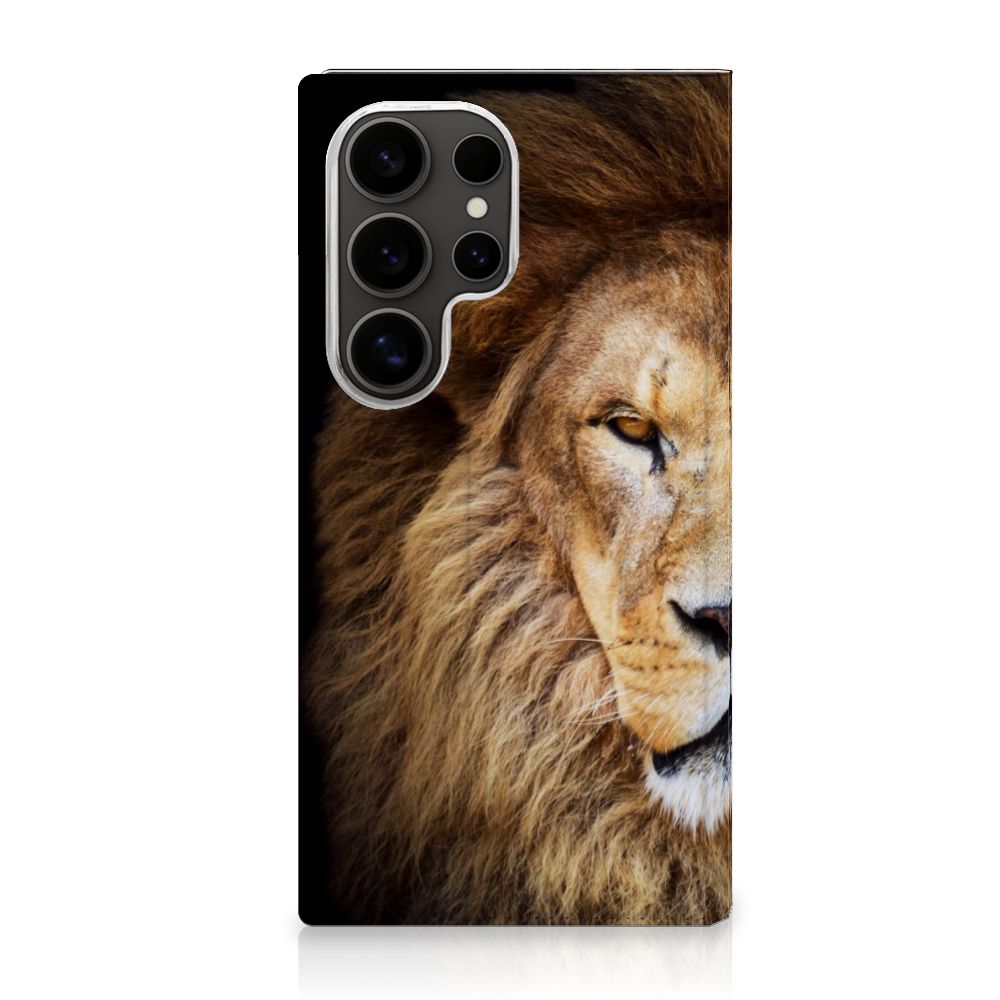 Samsung Galaxy S25 Ultra Hoesje maken Leeuw design leeuw voorkant