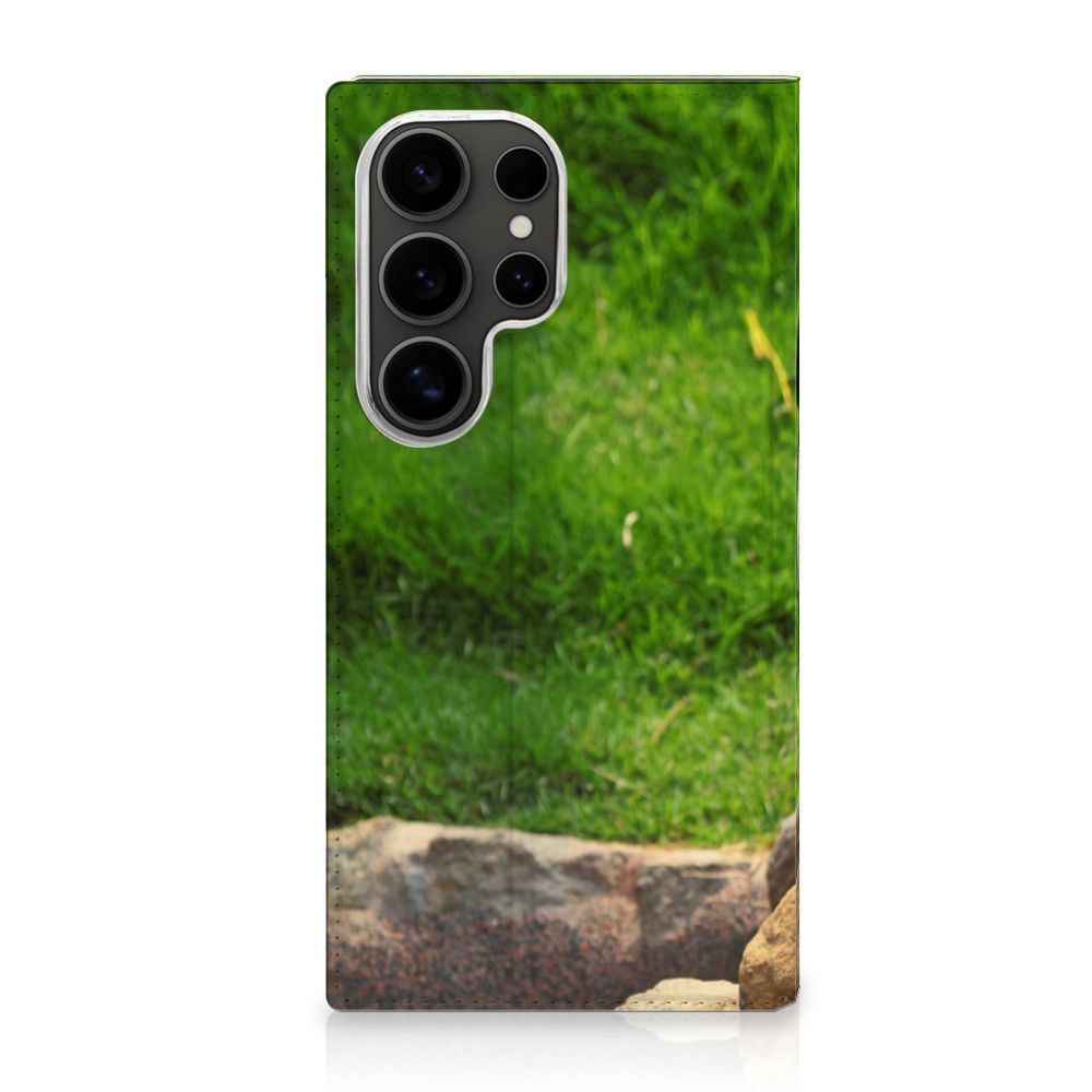 Samsung Galaxy S25 Ultra Hoesje maken Panda telefoonhoesje ontwerp pandabeeld achterkant