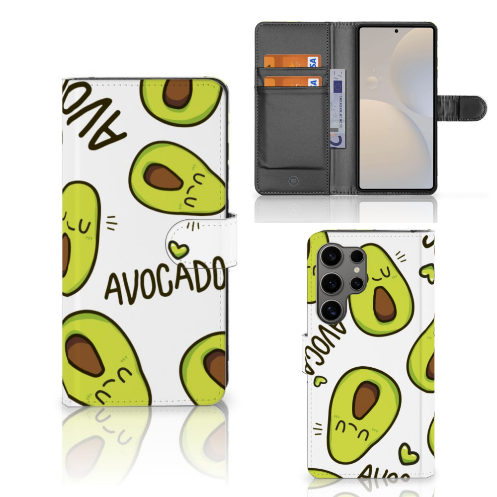 Samsung Galaxy S25 Ultra Leuk Hoesje Avocado Singing hoesje avocado design voorzijde