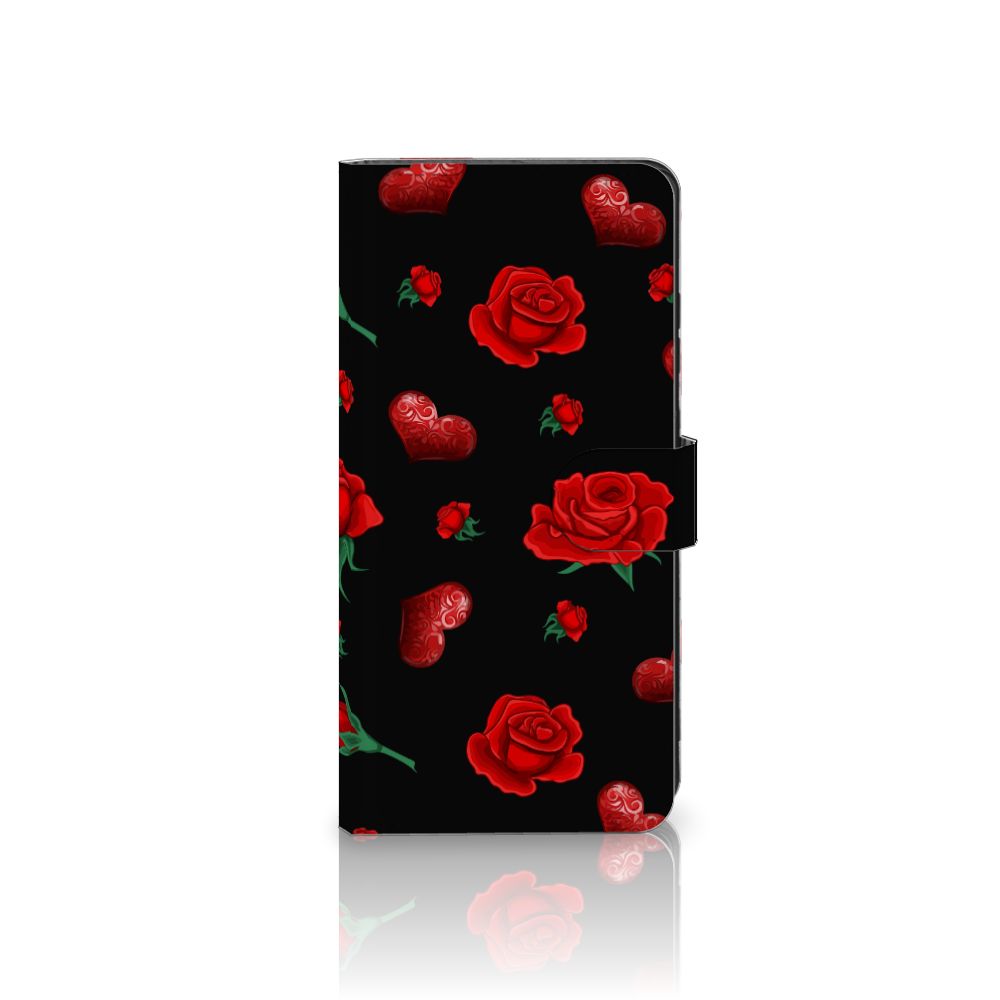 Samsung Galaxy S25 Ultra Leuk Hoesje Valentine bookcase design bloemen