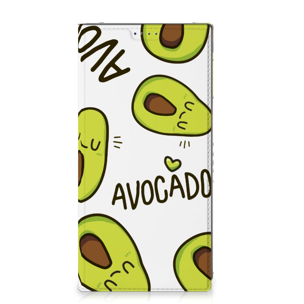 Samsung Galaxy S25 Ultra Magnet Case Avocado Singing voorkant schattige avocado's