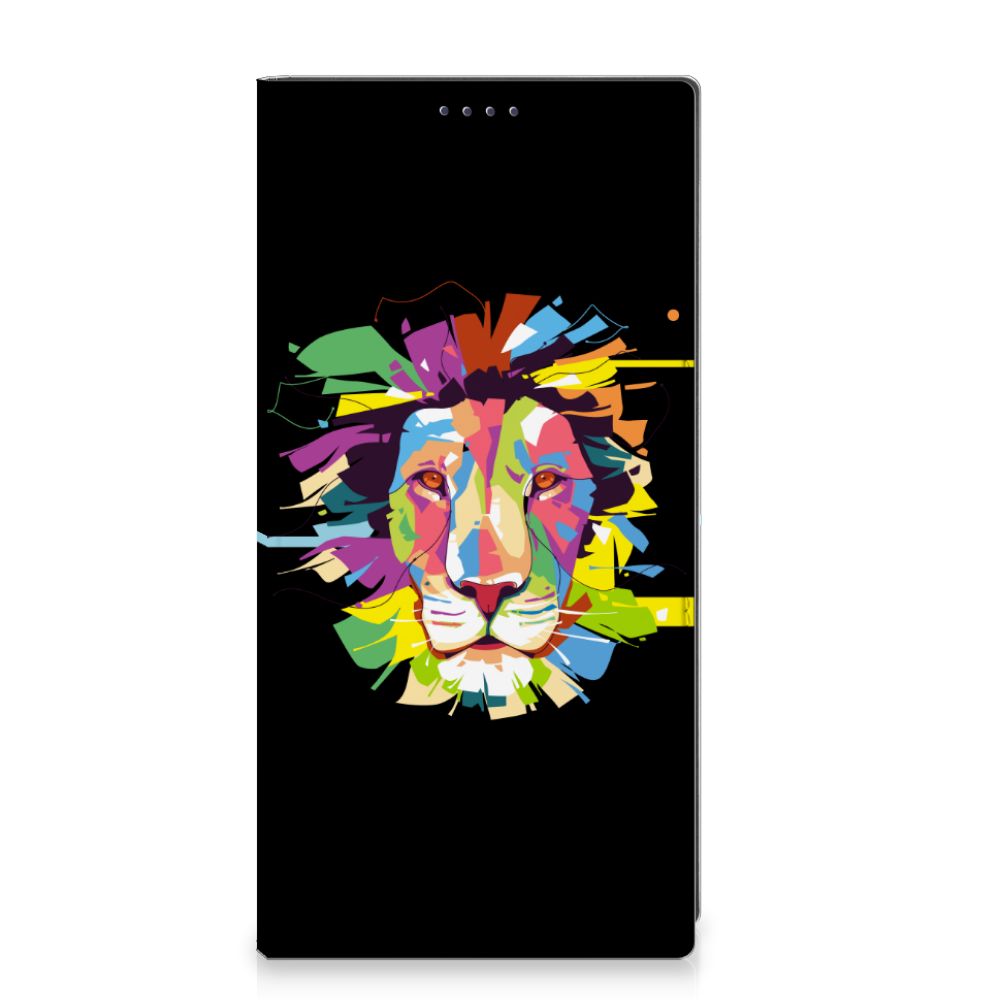 Samsung Galaxy S25 Ultra Magnet Case Lion Color voorkant ontwerp