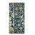 Samsung Galaxy S25 Ultra Smart Cover Beige Flowers hoesje design beige bloemen donkerblauw