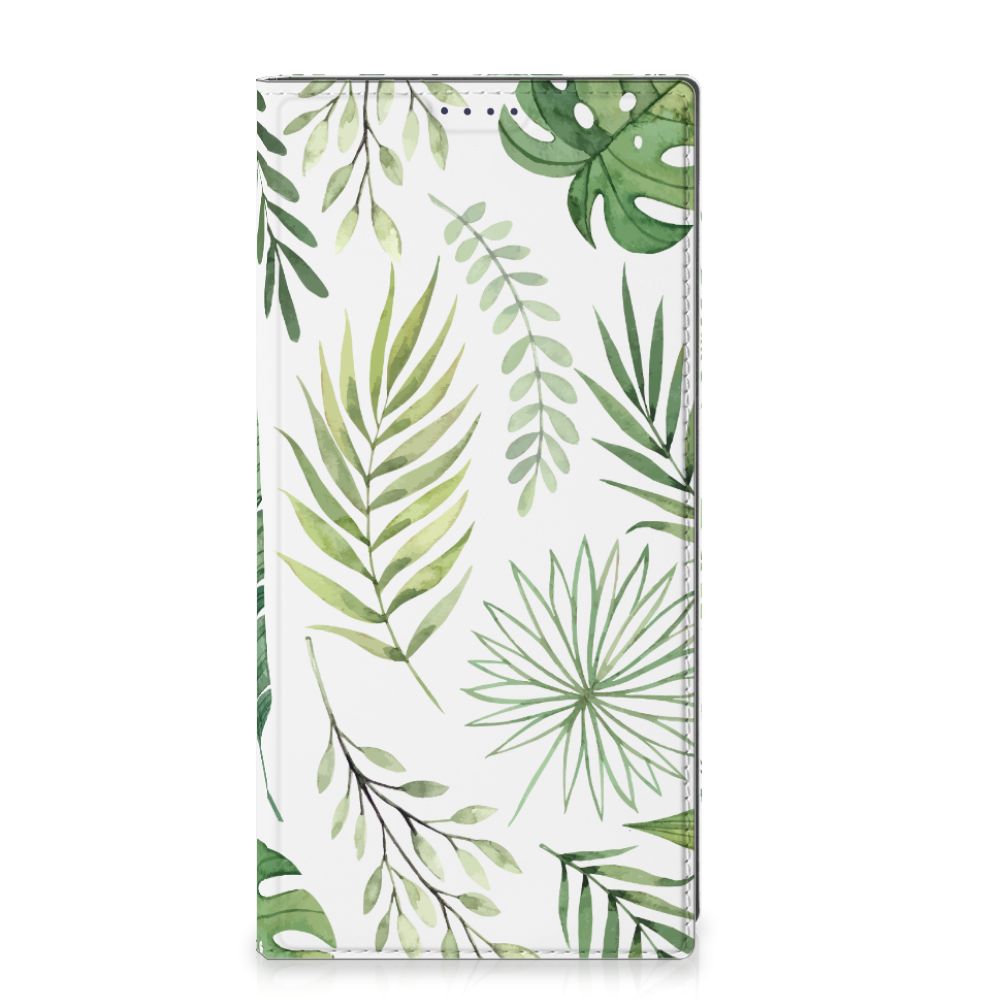 Samsung Galaxy S25 Ultra Smart Cover Leaves bladeren design voorzijde