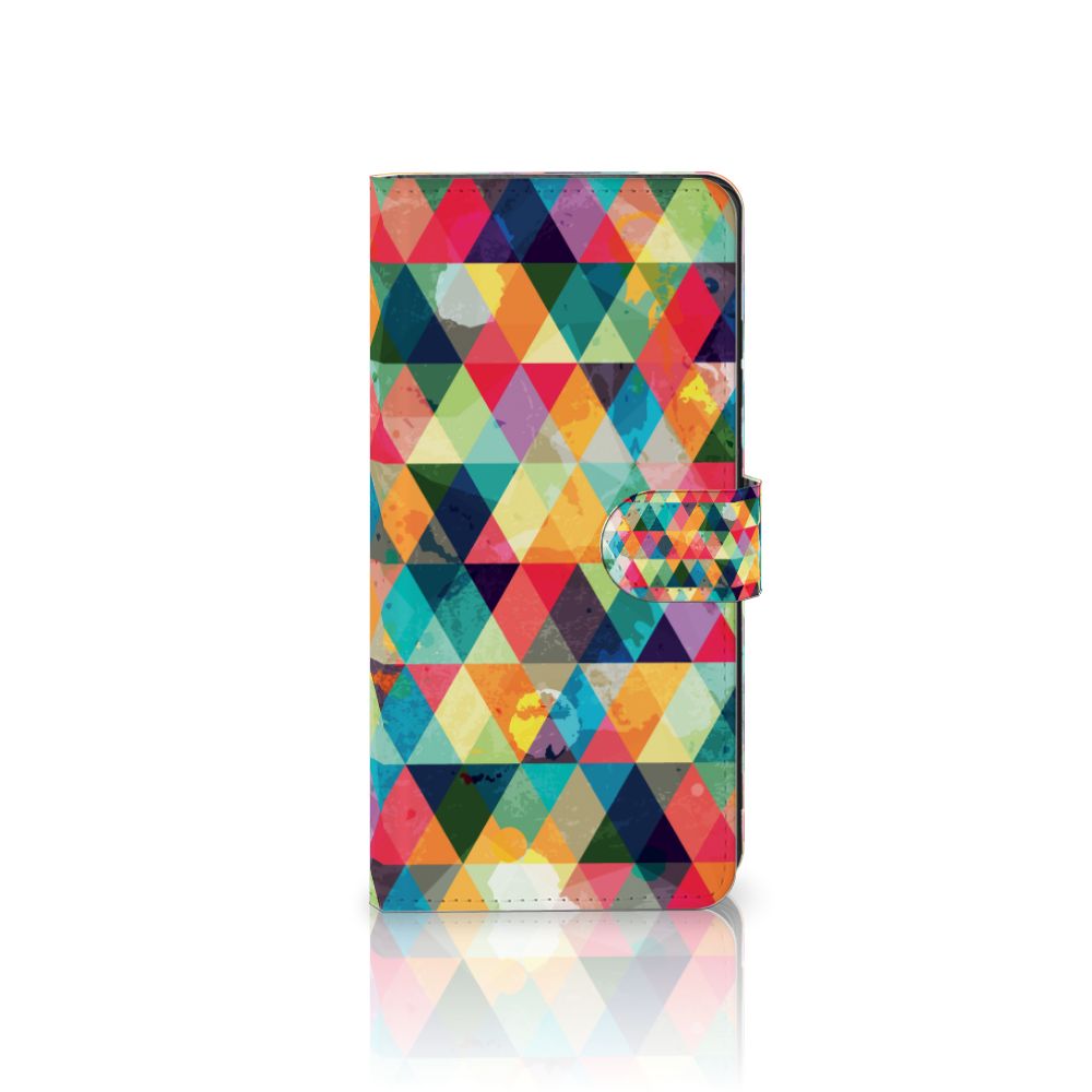 Samsung Galaxy S25 Ultra Telefoon Hoesje Geruit geometrisch design voorkant