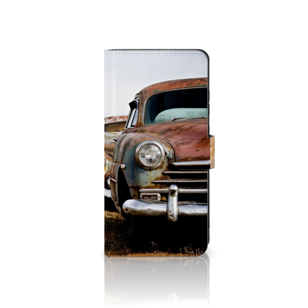 Samsung Galaxy S25 Ultra Telefoonhoesje met foto Vintage Auto design vintage auto voorkant