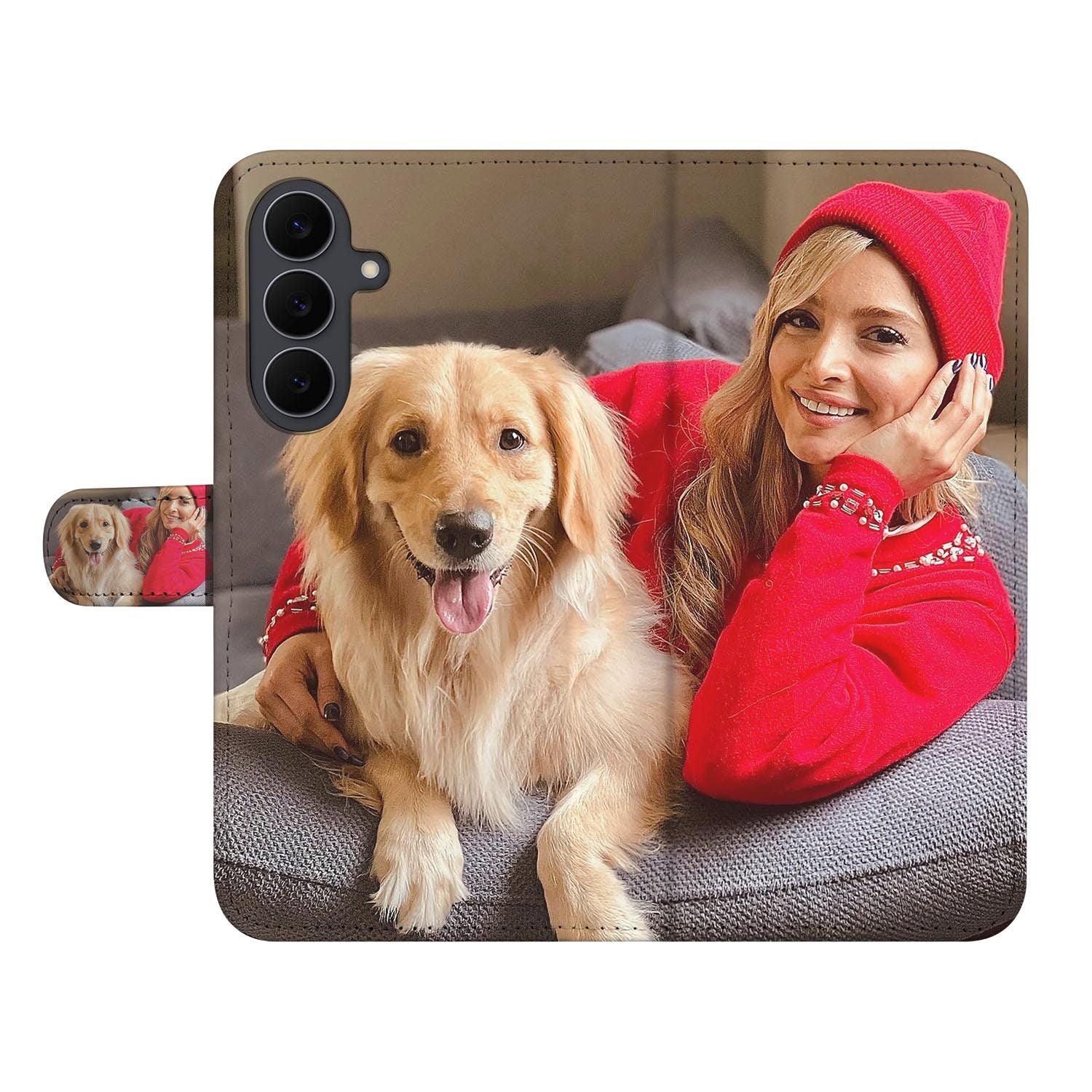Samsung Galaxy S26 FE hoesje ontwerpen met familiefoto