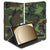 Samsung Galaxy Tab A11 Plus Book Case Hoesje met Standaard Army Dark camouflaged design front back view