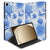 Samsung Galaxy Tab A11 Plus Tablet Hoesje Flower Blue met Standaard design bloem motief aanzicht