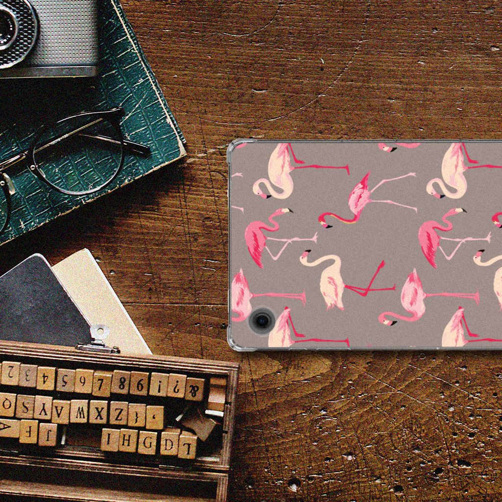 Samsung Galaxy Tab A9 Back Case Flamingo