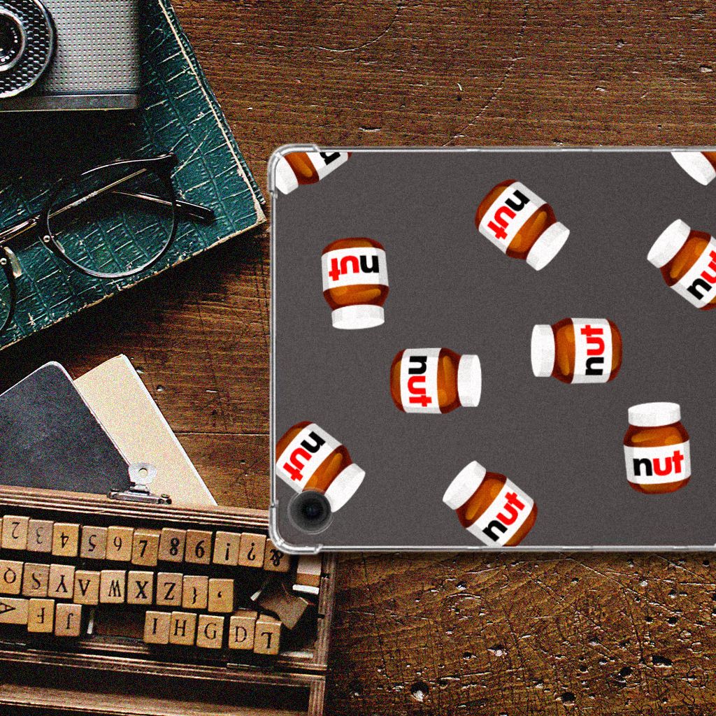 Samsung Galaxy Tab A9 Plus Tablet Cover Nut Jar design bovenkant