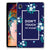 Samsung Galaxy Tab A9 Print Case Flowers Blue DTMP voorkant bloemen design