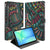 Samsung Galaxy Tab S10 FE Plus Tablet Hoesje Aztec met Standaard design Aztec voorkant achter