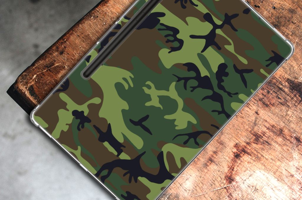 Samsung Galaxy Tab S9 Plus Hippe Hoes Army Dark