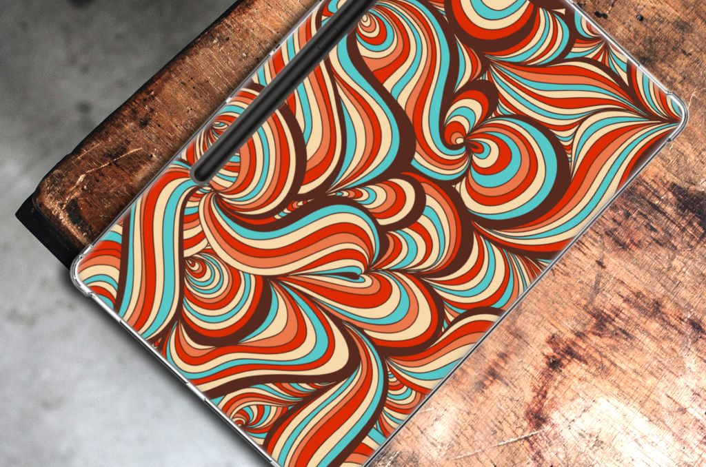 Samsung Galaxy Tab S9 Plus Tablethoes Retro design retro aanzicht