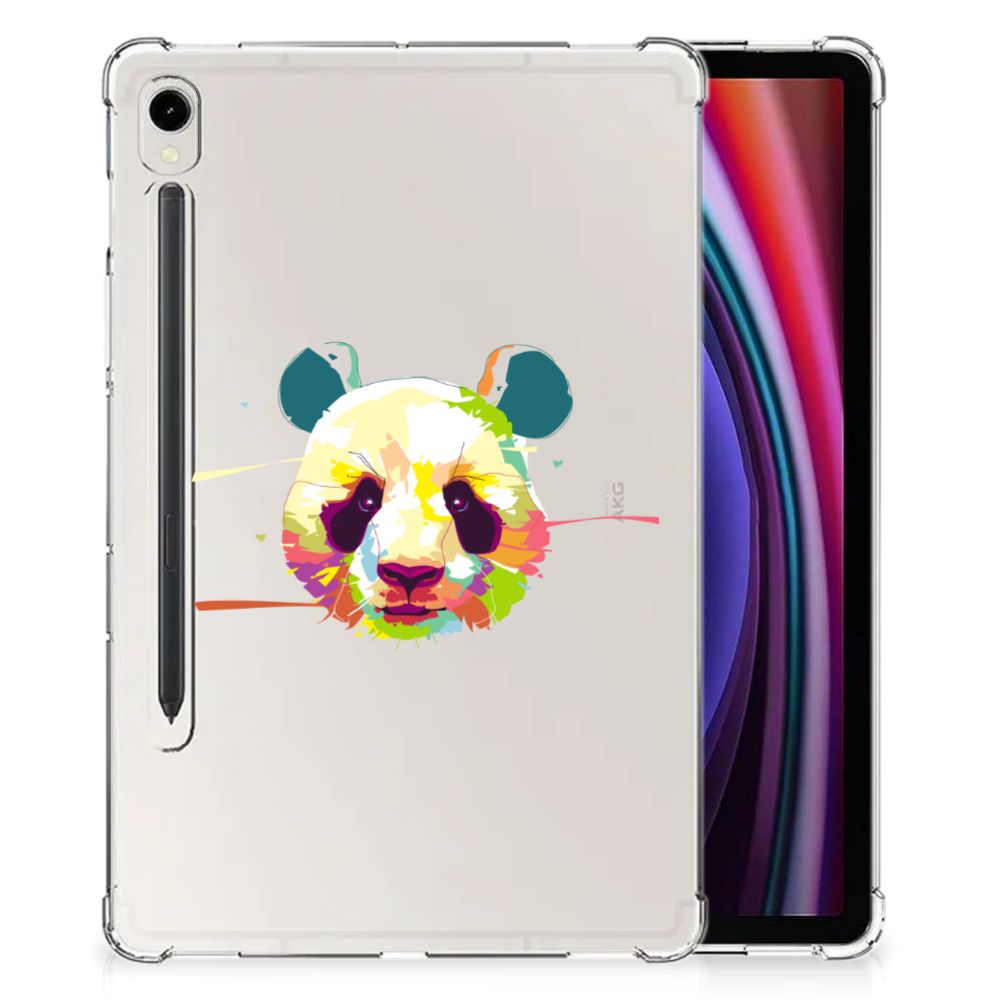 Samsung Galaxy Tab S9 Tablet Back Cover Panda Color voorkant