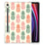 Samsung Galaxy Tab S9 Tablet Cover Ananas tablet hoes ananas design voorkant