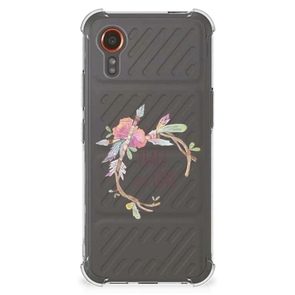 Samsung Galaxy Xcover 7 Stevig Bumper Hoesje Boho Text B2C Telecom