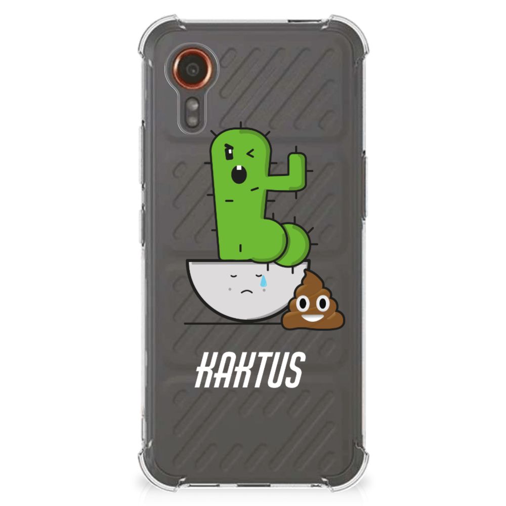 Samsung Galaxy Xcover 7 Stevig Bumper Hoesje Cactus Poo B2C Telecom
