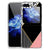 Samsung Galaxy Z Flip 5 TPU Hoesje Zwart Roze Vormen design frontaanzicht