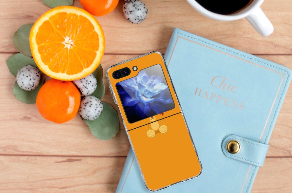 Samsung Galaxy Z Flip 5 Telefoonhoesje met Naam Baby Beer