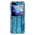 Samsung Galaxy Z Flip 6 Bumper Hoesje Wood Blue designnaam afgebladderd blauw hout aanzicht
