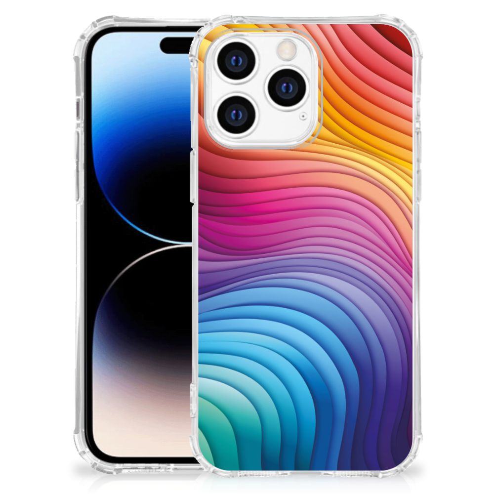 Shockproof Case voor Apple iPhone 14 Pro Max Regenboog B2C Telecom