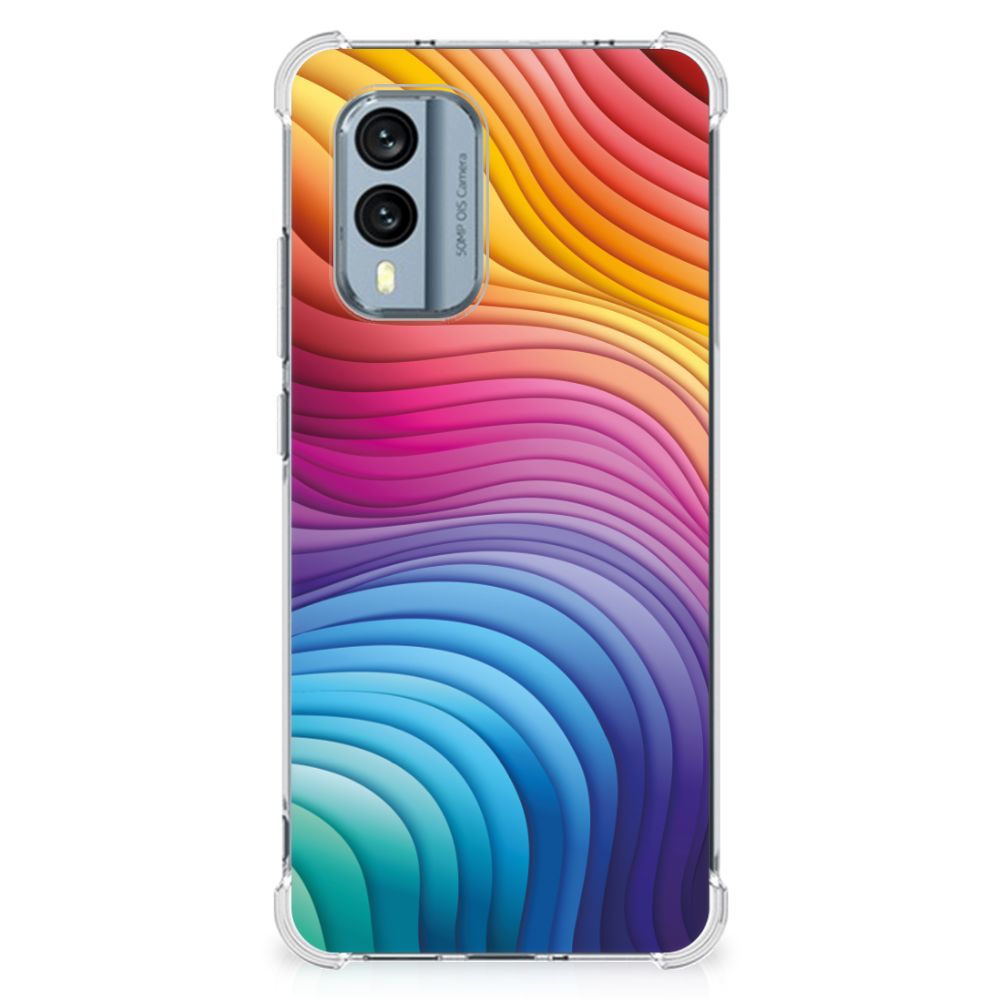 Shockproof Case voor Nokia X30 Regenboog B2C Telecom