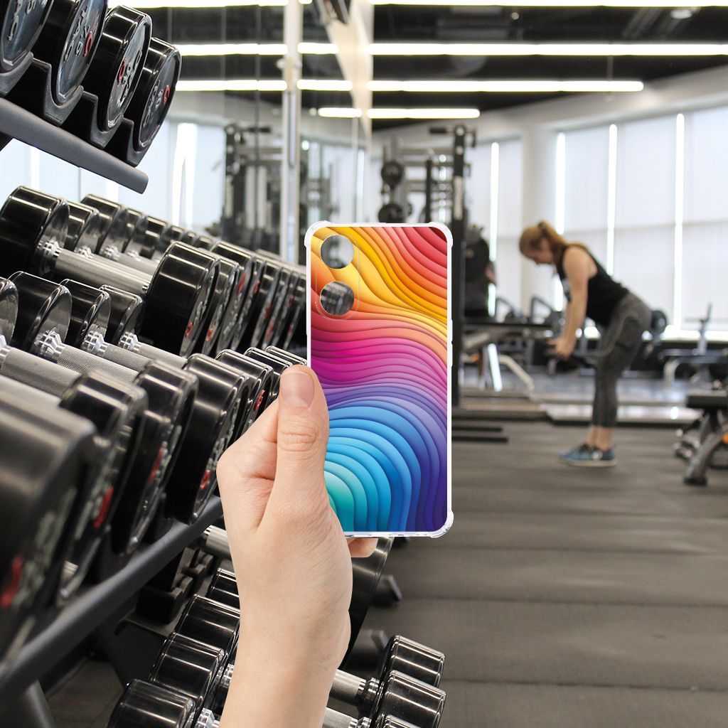Shockproof Case voor OPPO A58 | A78 5G Regenboog B2C Telecom
