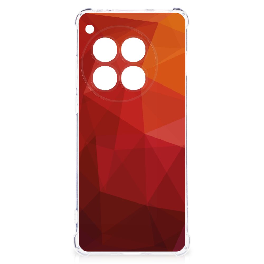 Shockproof Case voor OnePlus 12 Polygon Red B2C Telecom