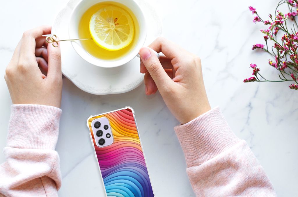 Shockproof Case voor Samsung Galaxy A33 Regenboog B2C Telecom