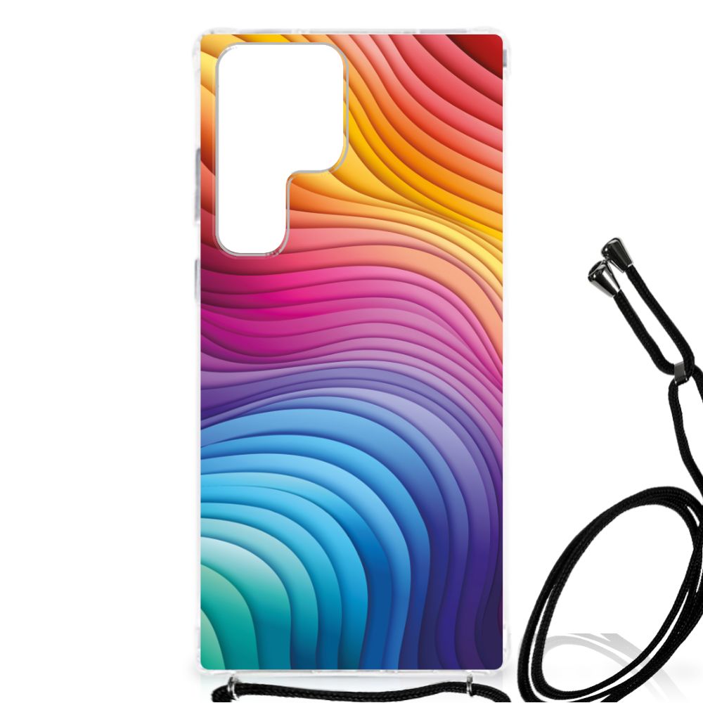 Shockproof Case voor Samsung Galaxy S23 Ultra Regenboog B2C Telecom