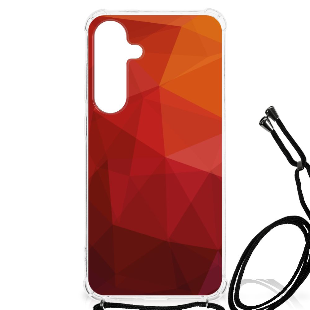 Shockproof Case voor Samsung Galaxy S24 Plus Polygon Red B2C Telecom